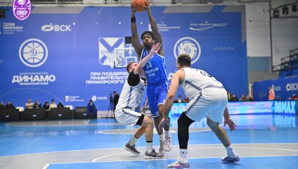 Приморское «Динамо» победило «Барнаул» с минимальной разницей