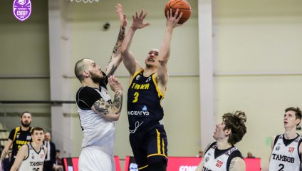 «Тамбов» побеждает «Химки» на родном паркете