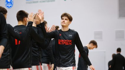 «Динамо-2» празднует победу над «Чебоксарскими Ястребами» в субботнем матче