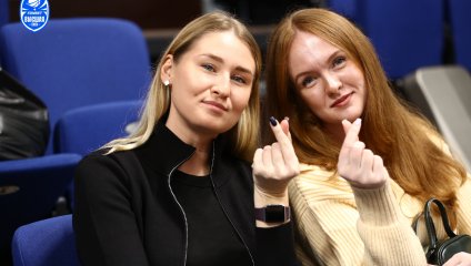 «Динамо-2» празднует победу над «Чебоксарскими Ястребами» в субботнем матче