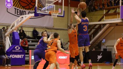 «Темп-СУМЗ» побеждает «Новосибирск», несмотря на упорное сопротивление