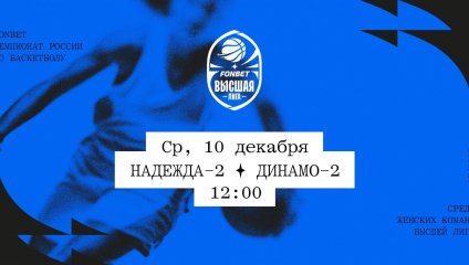 Надежда-2 - Динамо-2 (10.12.2025)
